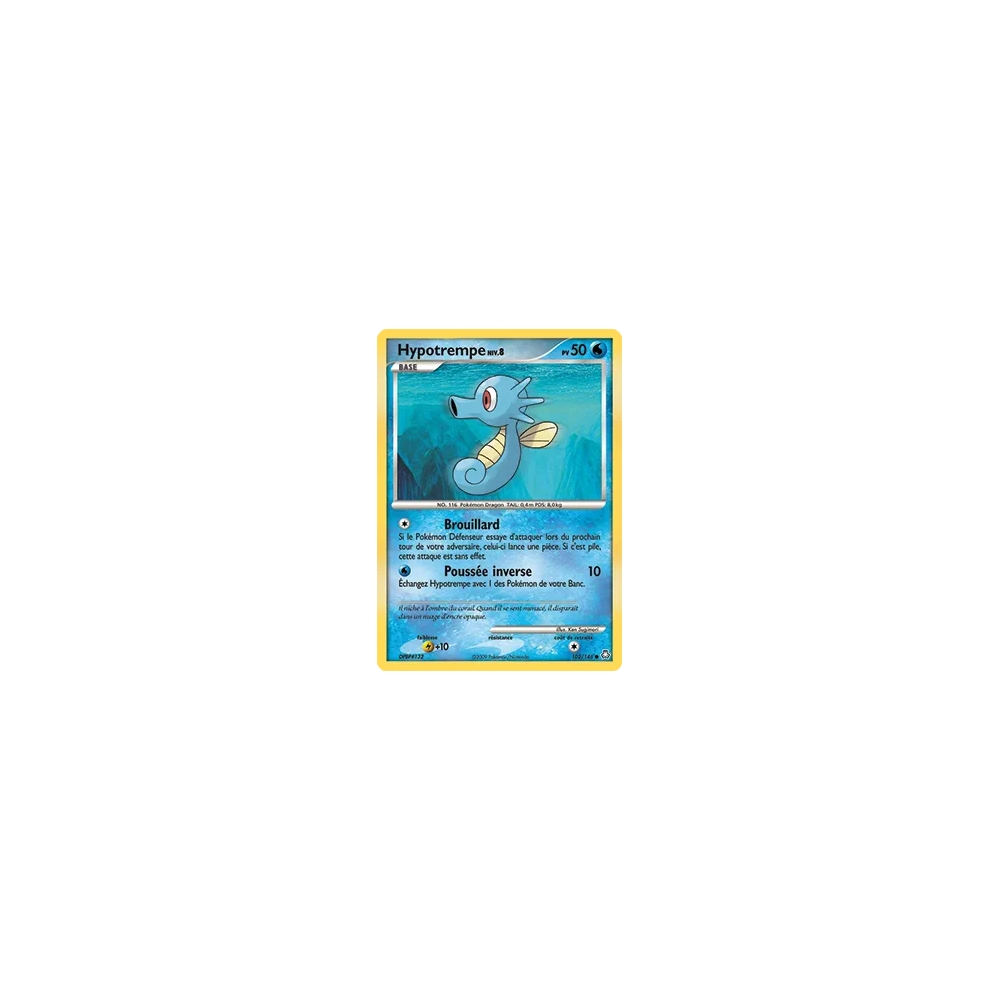 Carte Hypotrempe - Commune (Brillante) de Pokémon Diamant & Perle Éveil des Légendes 102/146