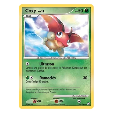 Carte Coxy - Commune (Brillante) de Pokémon Diamant & Perle Éveil des Légendes 104/146