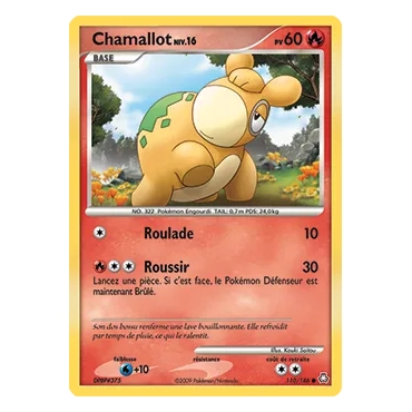 Chamallot 110/146 : Joyau Commune (Brillante) de l'extension Pokémon Diamant & Perle Éveil des Légendes