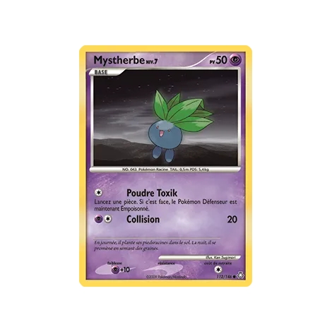 Mystherbe 112/146 : Joyau Commune (Brillante) de l'extension Pokémon Diamant & Perle Éveil des Légendes