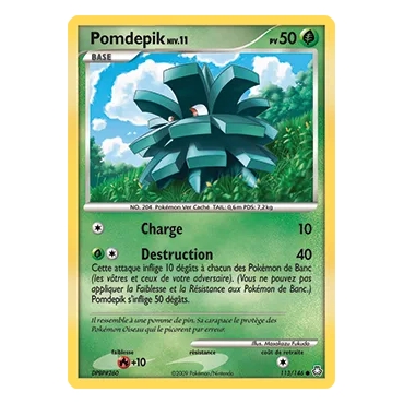 Carte Pomdepik - Commune (Brillante) de Pokémon Diamant & Perle Éveil des Légendes 113/146