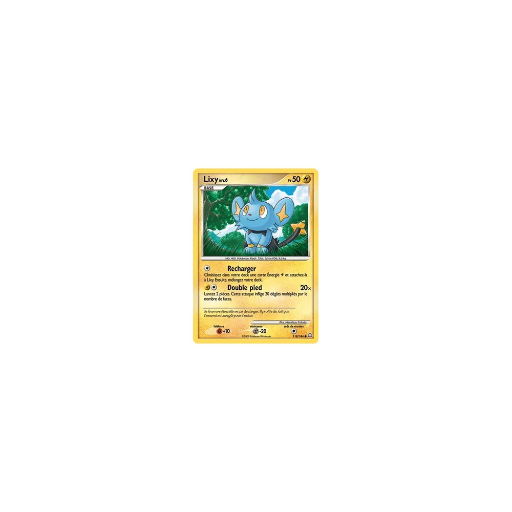 Carte Lixy - Commune (Brillante) de Pokémon Diamant & Perle Éveil des Légendes 118/146