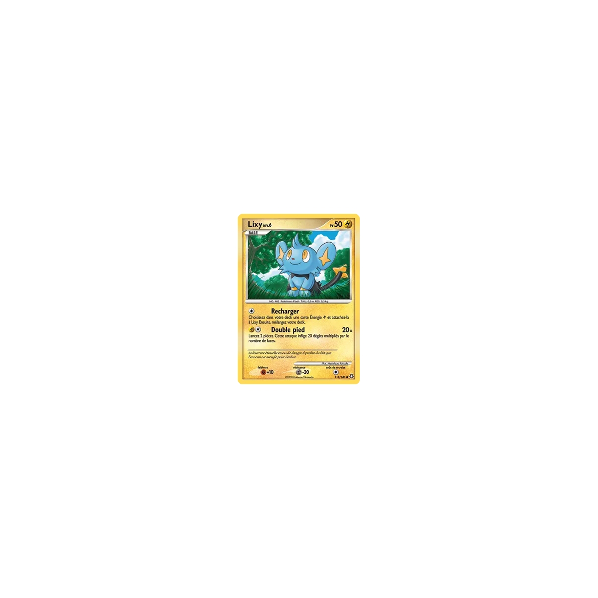 Carte Lixy - Commune (Brillante) de Pokémon Diamant & Perle Éveil des Légendes 118/146