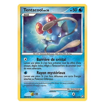 Tentacool 125/146 : Joyau Commune (Brillante) de l'extension Pokémon Diamant & Perle Éveil des Légendes