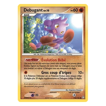 Debugant 126/146 : Joyau Commune (Brillante) de l'extension Pokémon Diamant & Perle Éveil des Légendes