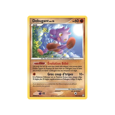 Debugant 126/146 : Joyau Commune (Brillante) de l'extension Pokémon Diamant & Perle Éveil des Légendes