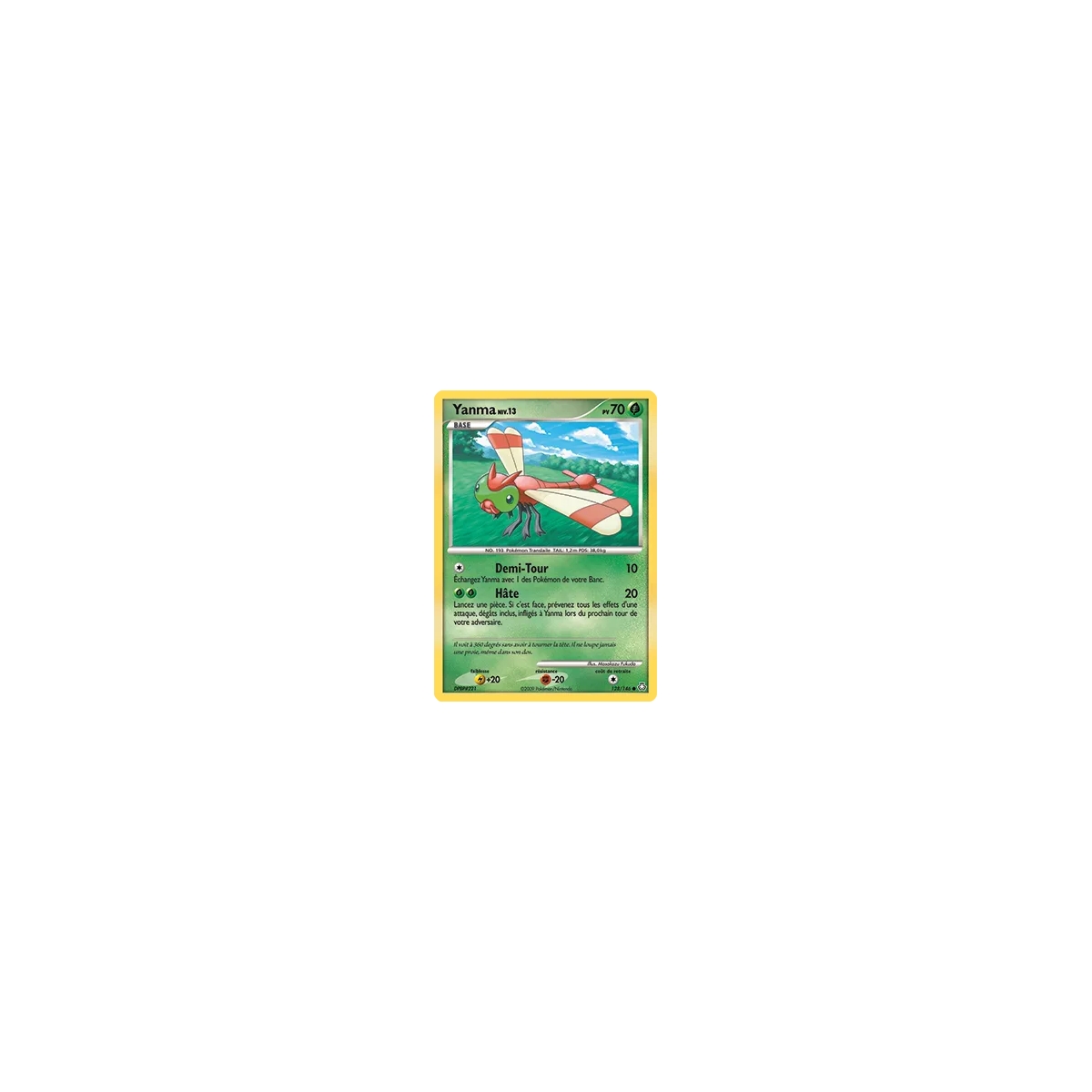 Yanma 128/146 : Joyau Commune (Brillante) de l'extension Pokémon Diamant & Perle Éveil des Légendes