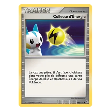 Découvrez Collecte d'Énergie, carte Peu commune (Brillante) de la série Diamant & Perle Éveil des Légendes