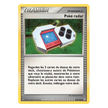 Carte Poké radar - Peu commune (Brillante) de Pokémon Diamant & Perle Éveil des Légendes 133/146
