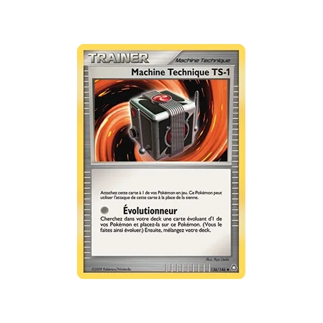 Carte Machine Technique TS-1 - Peu commune (Brillante) de Pokémon Diamant & Perle Éveil des Légendes 136/146