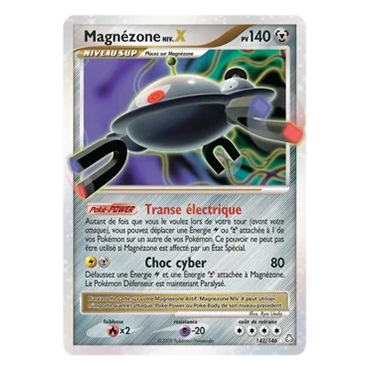 Magnézone NIV.X 142/146 : Joyau Holographique rare NIV.X de l'extension Pokémon Diamant & Perle Éveil des Légendes