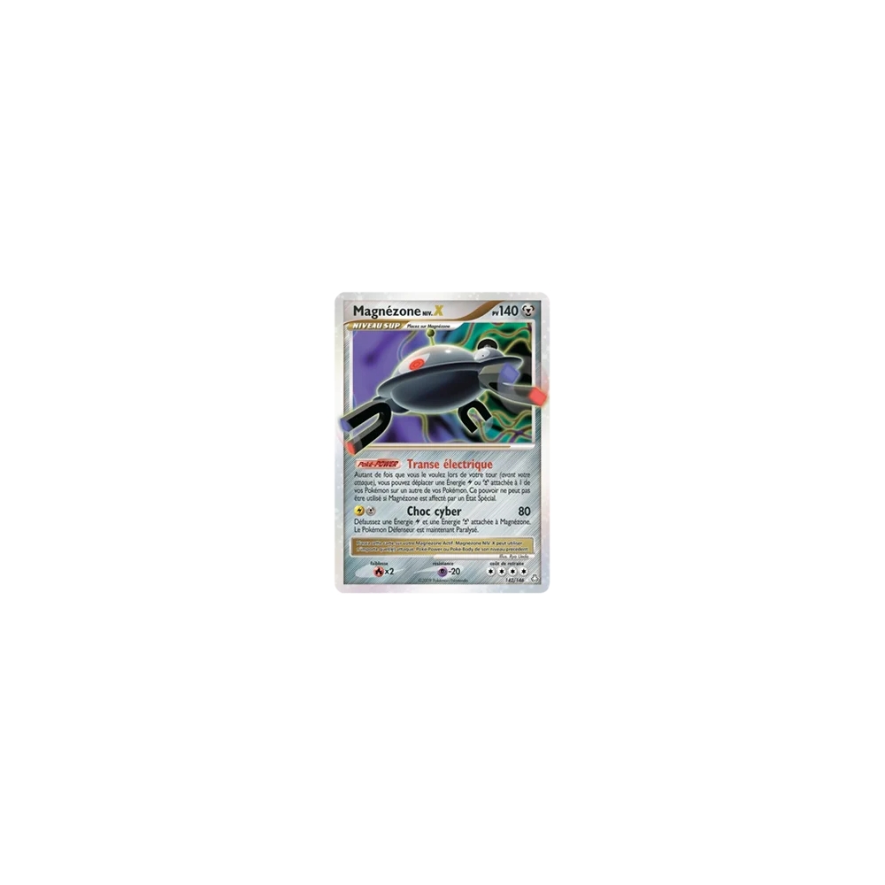 Magnézone NIV.X 142/146 : Joyau Holographique rare NIV.X de l'extension Pokémon Diamant & Perle Éveil des Légendes