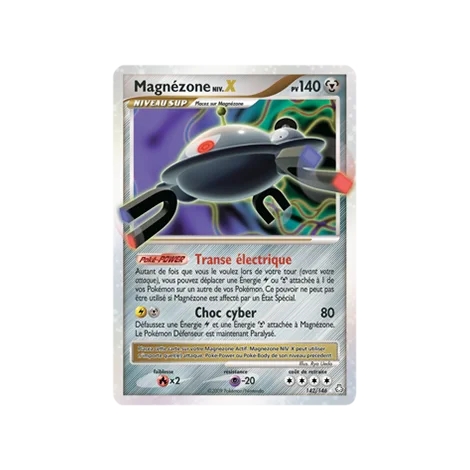 Magnézone NIV.X 142/146 : Joyau Holographique rare NIV.X de l'extension Pokémon Diamant & Perle Éveil des Légendes