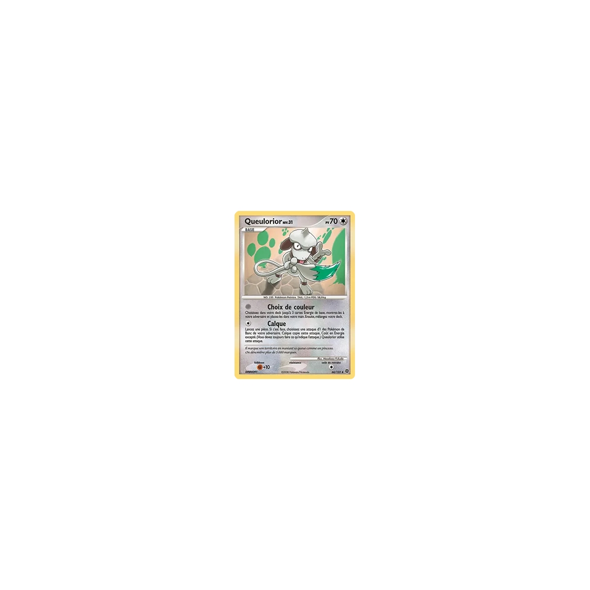 Queulorior 66/132 : Joyau Peu commune (Brillante) de l'extension Pokémon Diamant & Perle Merveilles Secrètes