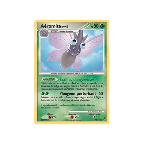 Carte Aéromite - Peu commune (Brillante) de Pokémon Diamant & Perle Merveilles Secrètes 73/132