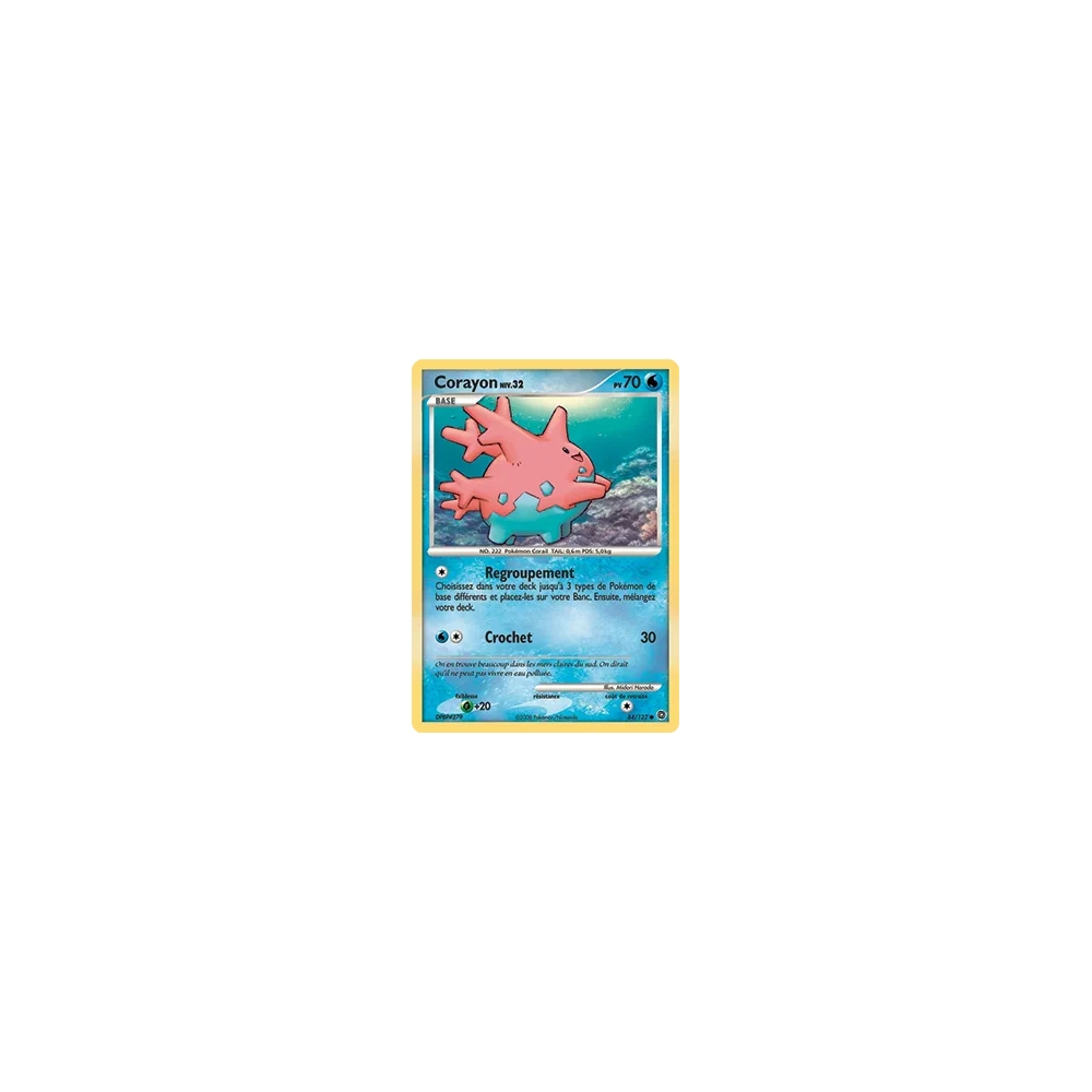 Carte Corayon - Commune (Brillante) de Pokémon Diamant & Perle Merveilles Secrètes 84/132