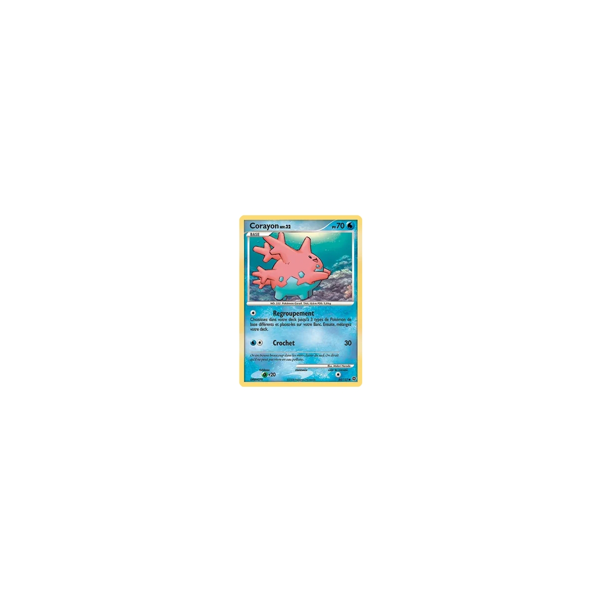 Carte Corayon - Commune (Brillante) de Pokémon Diamant & Perle Merveilles Secrètes 84/132