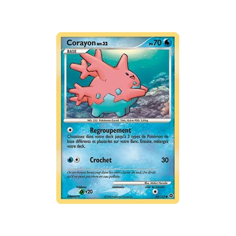 Carte Corayon - Commune (Brillante) de Pokémon Diamant & Perle Merveilles Secrètes 84/132