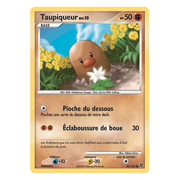 Carte Taupiqueur - Commune (Brillante) de Pokémon Diamant & Perle Merveilles Secrètes 85/132