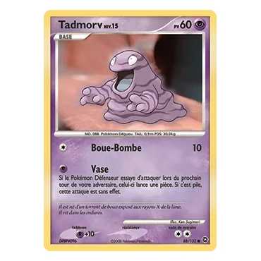 Découvrez Tadmorv, carte Commune (Brillante) de la série Diamant & Perle Merveilles Secrètes