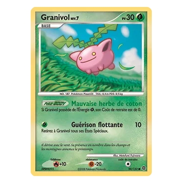 Découvrez Granivol, carte Commune (Brillante) de la série Diamant & Perle Merveilles Secrètes