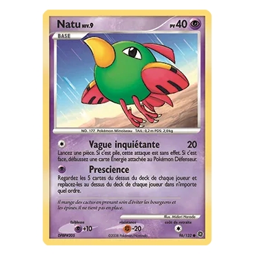 Carte Natu - Commune (Brillante) de Pokémon Diamant & Perle Merveilles Secrètes 96/132