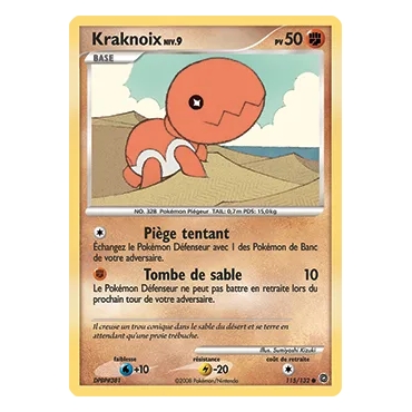 Découvrez Kraknoix, carte Commune (Brillante) de la série Diamant & Perle Merveilles Secrètes