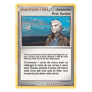 Découvrez Prof. Sorbier, carte Peu commune (Brillante) de la série Diamant & Perle Merveilles Secrètes