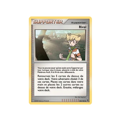 Carte Rival - Peu commune (Brillante) de Pokémon Diamant & Perle Merveilles Secrètes 124/132