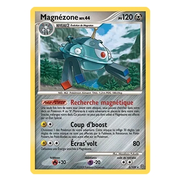 Carte Magnézone - Holographique rare de Pokémon Diamant & Perle Tempête 5/100