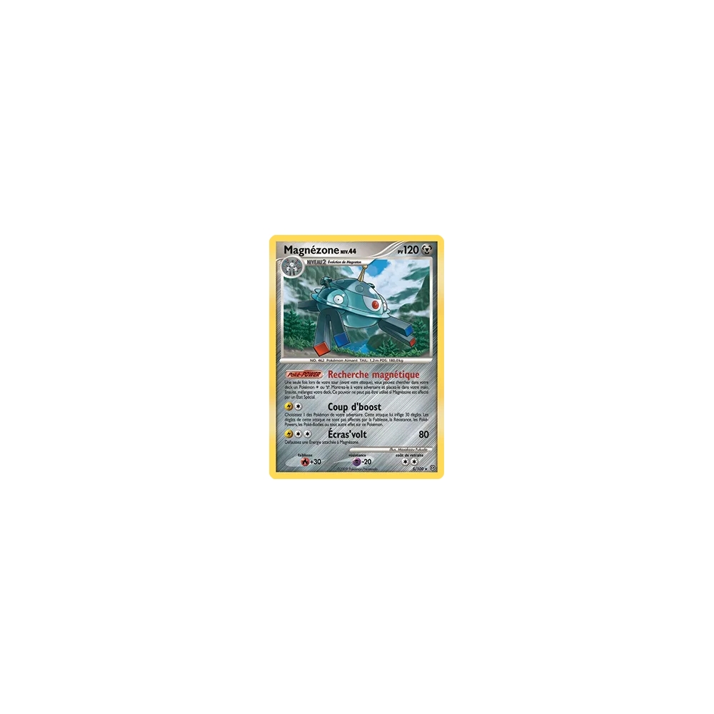 Carte Magnézone - Holographique rare de Pokémon Diamant & Perle Tempête 5/100