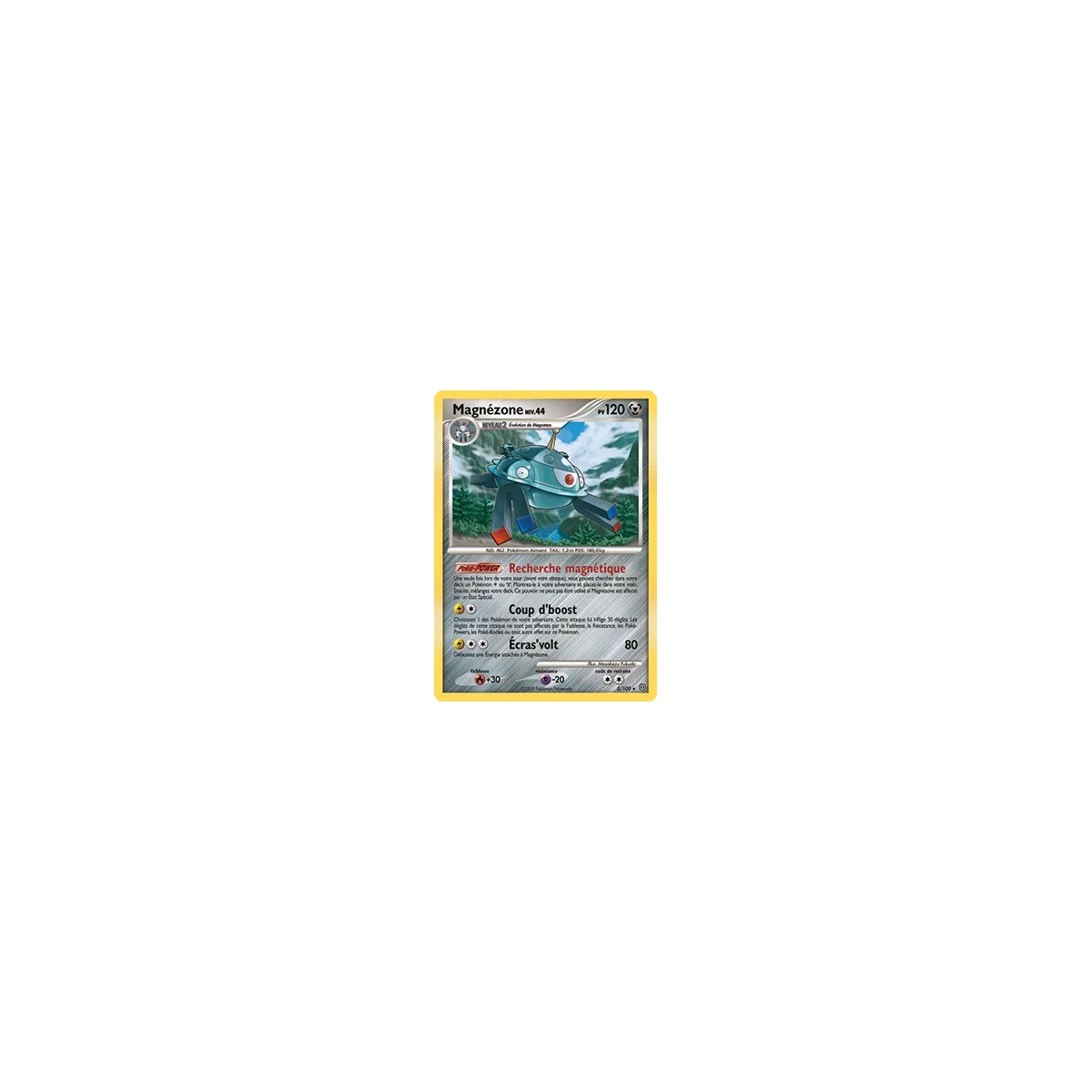 Carte Magnézone - Holographique rare de Pokémon Diamant & Perle Tempête 5/100