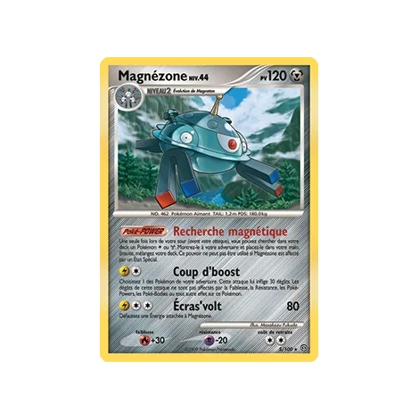 Carte Magnézone - Holographique rare de Pokémon Diamant & Perle Tempête 5/100