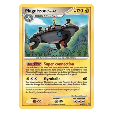 Découvrez Magnézone, carte Holographique rare de la série Diamant & Perle Tempête