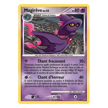 Magirêve 7/100 : Joyau Holographique rare de l'extension Pokémon Diamant & Perle Tempête