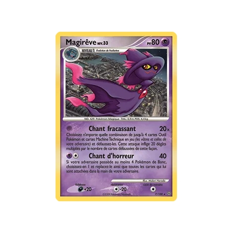 Magirêve 7/100 : Joyau Holographique rare de l'extension Pokémon Diamant & Perle Tempête