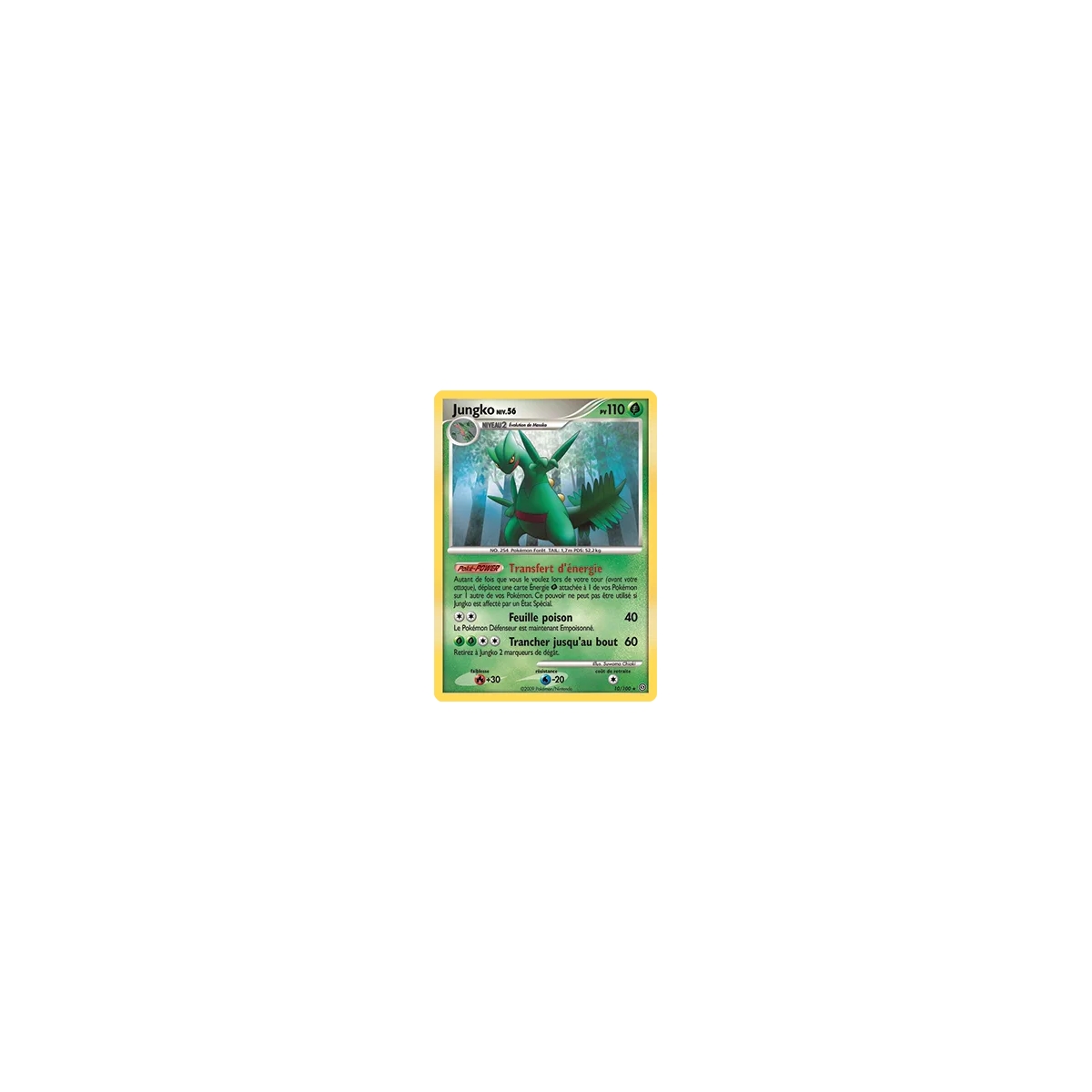 Carte Jungko - Holographique rare de Pokémon Diamant & Perle Tempête 10/100