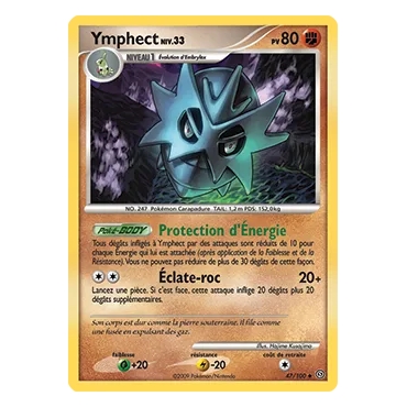 Découvrez Ymphect, carte Peu commune (Brillante) de la série Diamant & Perle Tempête