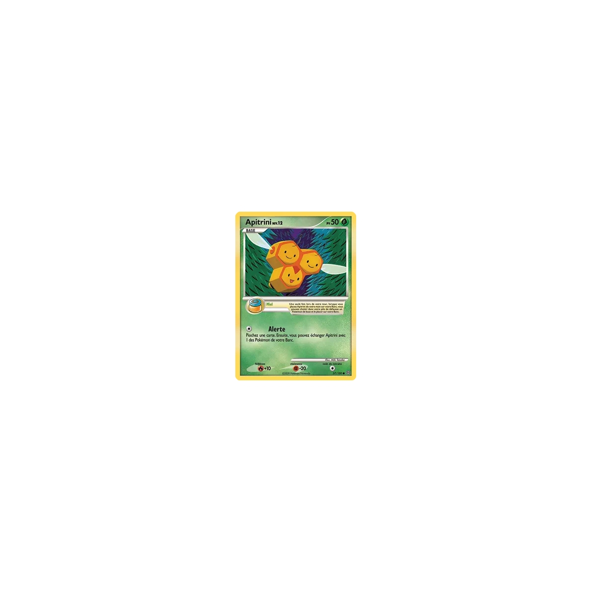 Carte Apitrini - Commune (Brillante) de Pokémon Diamant & Perle Tempête 57/100