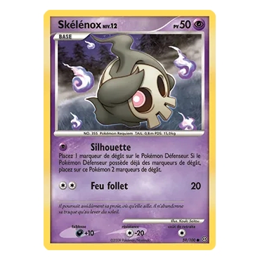 Découvrez Skélénox, carte Commune (Brillante) de la série Diamant & Perle Tempête