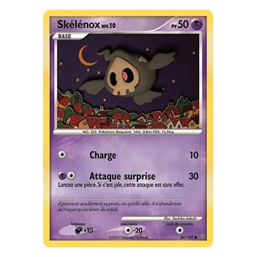 Skélénox 60/100 : Joyau Commune (Brillante) de l'extension Pokémon Diamant & Perle Tempête