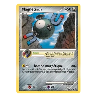 Carte Magneti - Commune (Brillante) de Pokémon Diamant & Perle Tempête 66/100