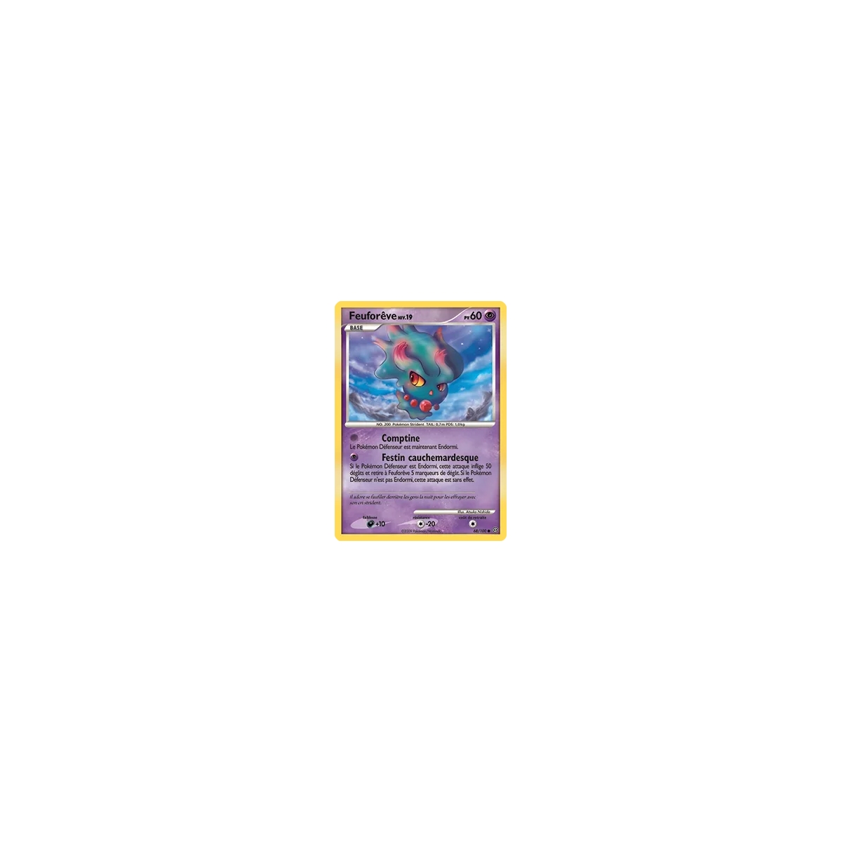 Feuforêve 68/100 : Joyau Commune (Brillante) de l'extension Pokémon Diamant & Perle Tempête