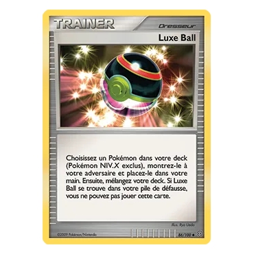 Découvrez Luxe Ball, carte Peu commune (Brillante) de la série Diamant & Perle Tempête