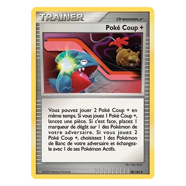 Poké Coup + 88/100 : Joyau Peu commune (Brillante) de l'extension Pokémon Diamant & Perle Tempête