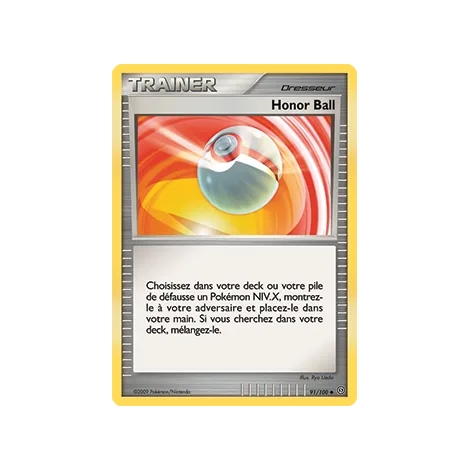 Honor Ball 91/100 : Joyau Peu commune (Brillante) de l'extension Pokémon Diamant & Perle Tempête