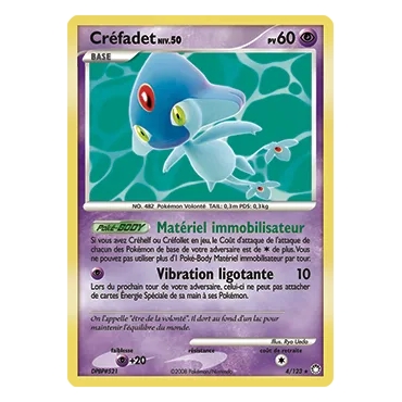 Créfadet 4/123 : Joyau Holographique rare de l'extension Pokémon Diamant & Perle Trésors Mystérieux