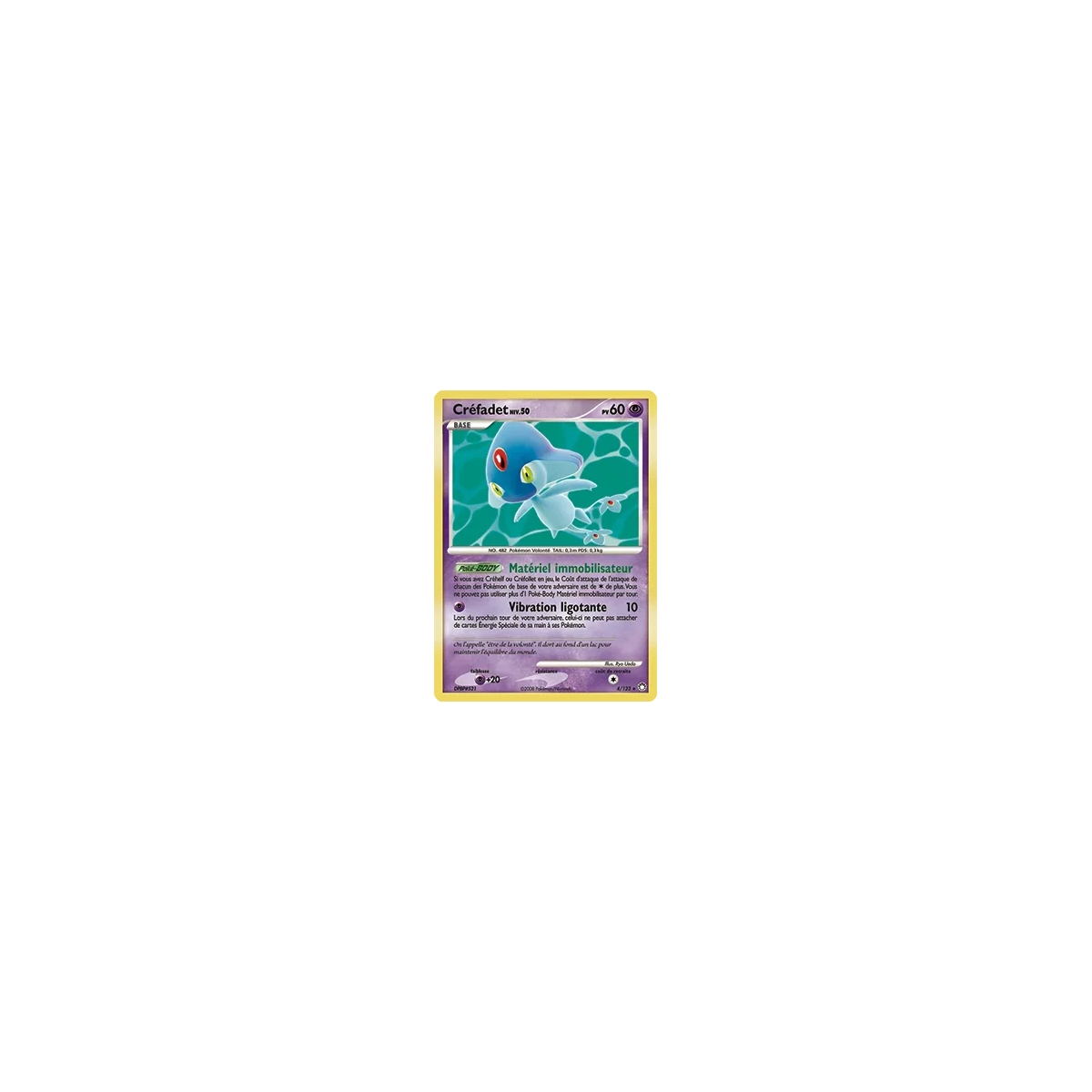 Créfadet 4/123 : Joyau Holographique rare de l'extension Pokémon Diamant & Perle Trésors Mystérieux