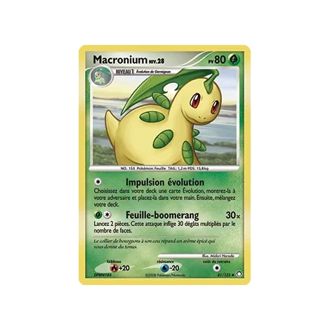 Carte Macronium - Peu commune (Brillante) de Pokémon Diamant & Perle Trésors Mystérieux 41/123