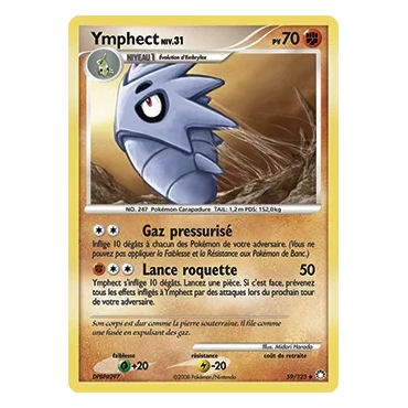 Ymphect 59/123 : Joyau Peu commune (Brillante) de l'extension Pokémon Diamant & Perle Trésors Mystérieux